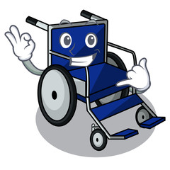 Canvas Print - Call me miniature wheelchair the shape of mascot