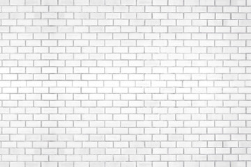 Canvas Print - Old white bricks wall.