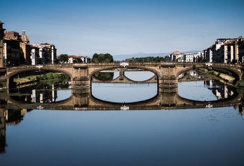 Double bridge in Florence