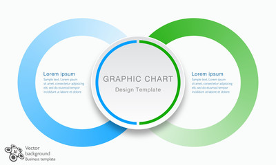 Wall Mural - Business Chart design, Infographics Vector Background	