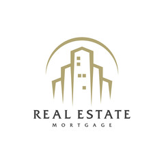 Canvas Print - real estate logo