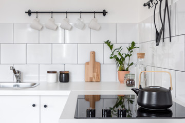 Vintage style white kitchen