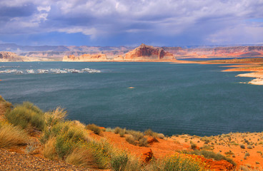 Wall Mural - Lake Powell scenic recreation area near Page Arizona