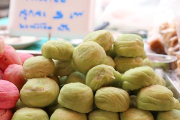 Sticker - Moon cake at street food