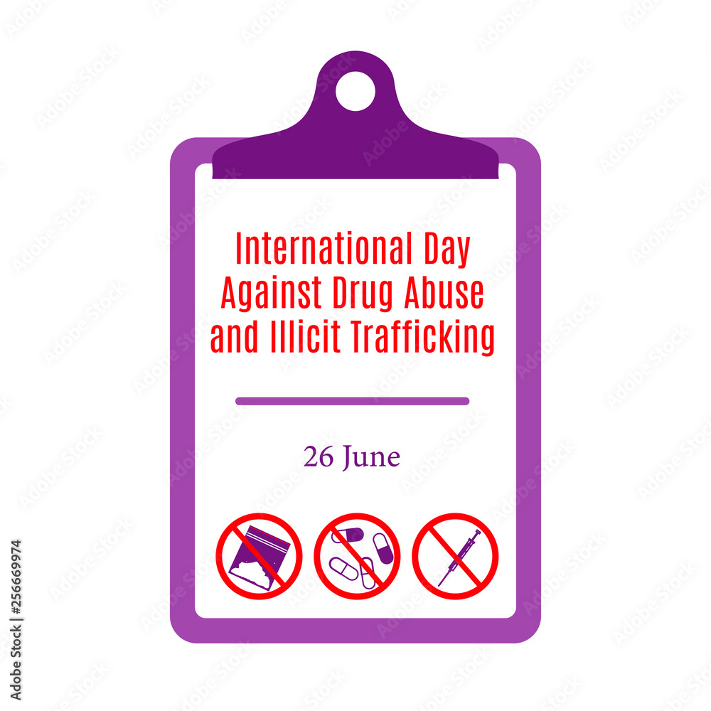 International Day against Drug Abuse and Illicit Trafficking Stock ...