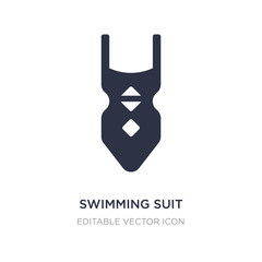 swimming suit icon on white background. Simple element illustration from Holidays concept.