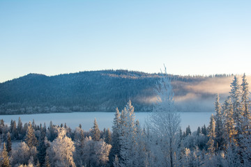  Brume sur Åresjön