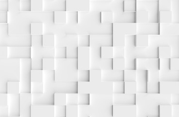 Poster - Abstract geometric texture of randomly extruded cube