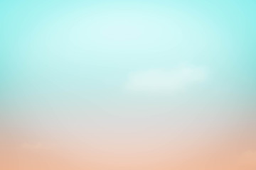 Wall Mural - blurred colorful natural sky clouds landscape background with light