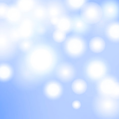 Wall Mural - Blue bokeh background