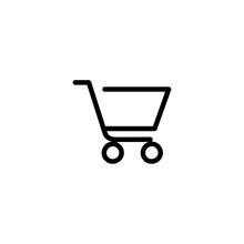 Trolly Icon Vector Isolated On Background. Trendy Sweet Symbol. Pixel Perfect. Illustration EPS 10. - Vector