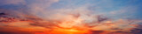 Fototapeta Zachód słońca - Colorful sunset twilight sky