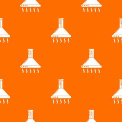 Poster - Exhaust pattern vector orange for any web design best
