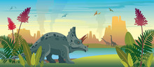 Dinosaurs And Prehistoric Nature.