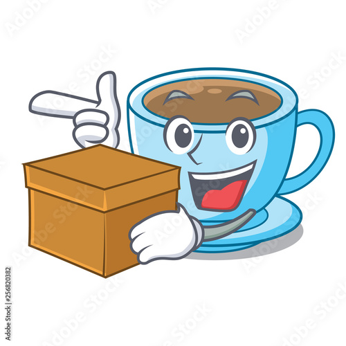 With Box Cup Milk Tea Above Cartoon Table Stock Vector Adobe Stock With Box Cup Milk Tea Above Cartoon Table Stock Vector Adobe Stock