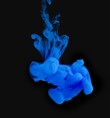 Poster - Color smoke underwater