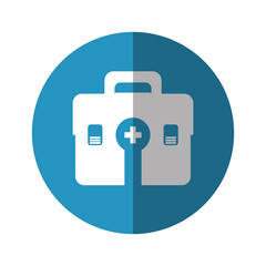 Canvas Print - medical kit isolated icon