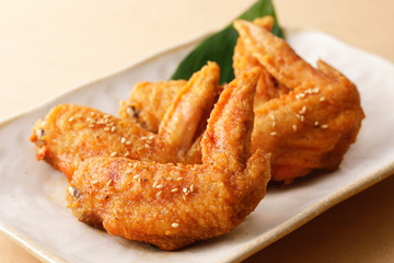 Sticker - 手羽先　Spicy fried chicken wings Tebasaki