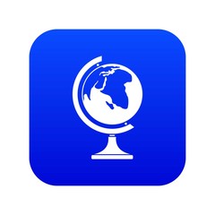 Poster - Globe icon digital blue for any design isolated on white vector illustration