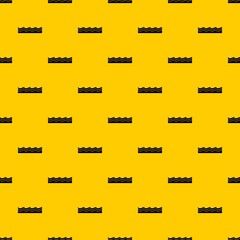 Poster - Water pattern seamless vector repeat geometric yellow for any design