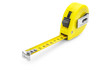 © igorkol_ter - Measuring tape tool on white background.