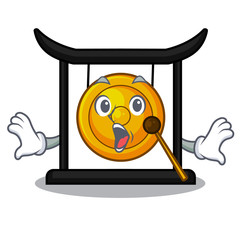 Sticker - Surprised golden gong isolated with the mascot