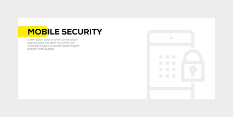 Poster - MOBILE SECURITY BANNER CONCEPT