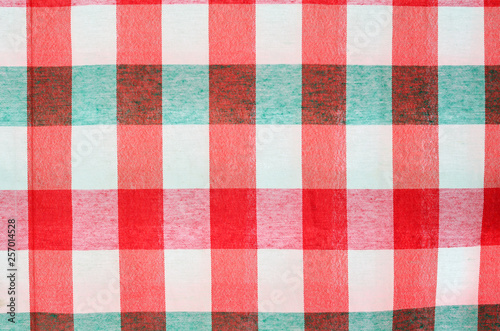 Cuadros en Lienzo Pattern of the loincloth is white in red and grey