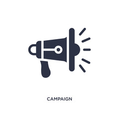 Poster - campaign icon on white background. simple element illustration from marketing concept.