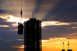 © sittinan - Silhouette Building at Sunset.