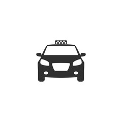 Aufkleber - Taxi icon in simple design. Vector illustration