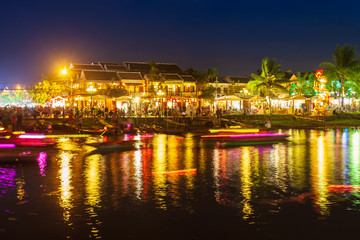 Wall Mural - Hoi An ancient town riverfront