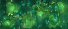 Abstract Background Green Blot Ink