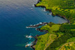 Hawaii von oben - Luftbilder von Maui und Big Island. Bote von oben, Strände und Küsten, Wale von oben und Lavalandschaften