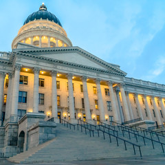 Wall Mural - Entrance to historic Utah State Capital Building