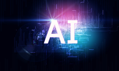 Poster -  Artificial intelligence concept