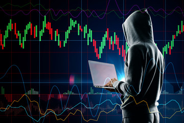 Poster - Hacking and trade concept