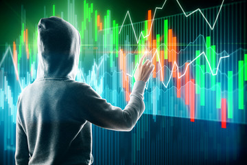 Poster - Hacking and invest concept