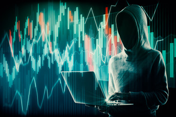 Poster - Hacking and invest concept