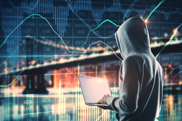 Poster - Malware and trade concept