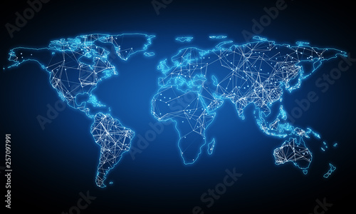 Internation ai and innovation concept