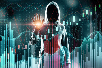 Poster - Hacking and broker concept