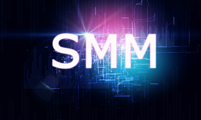 Poster - Glowing SMMM background