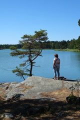 Poster - Naturreservat Ragö bei Stockholm, Schweden