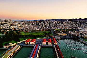 San Francisco aus der Luft - Luftbilder von San Francisco mit DJI Mavic 2 Drohne