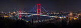 Bosphorus Panorama. Bosphorus bridge in Istanbul Turkey