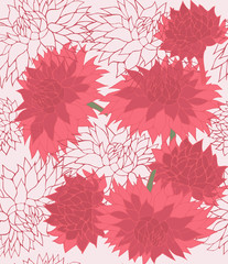  bright seamless pattern of red and yellow colors on a light background