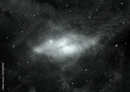 Fototapeta na szkło galaxy in a free space
