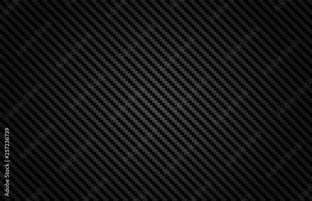 Abstract .Carbon fiber background. black background ,light and shadow. Vector. - obrazy, fototapety, plakaty 