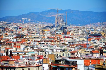 Wall Mural - Sunny Day in Barcelona, Spain